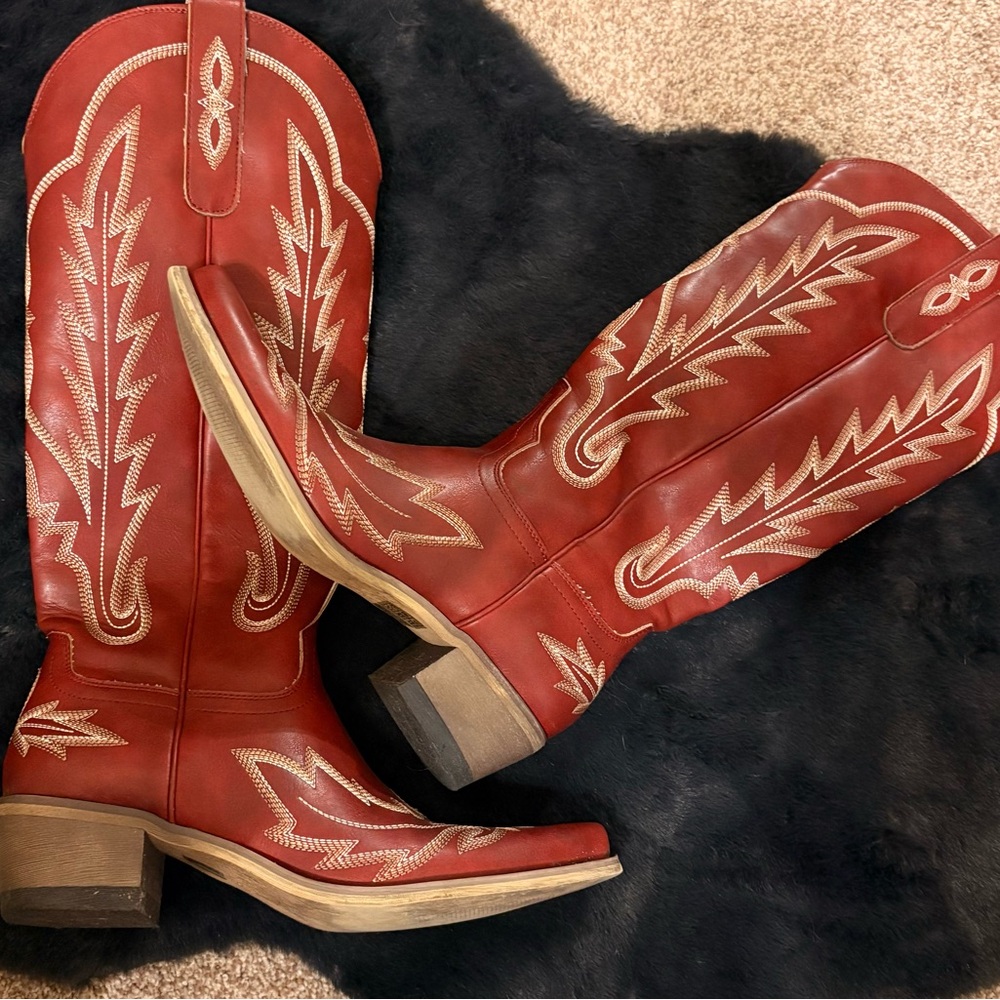 Red Cowgirl Boots